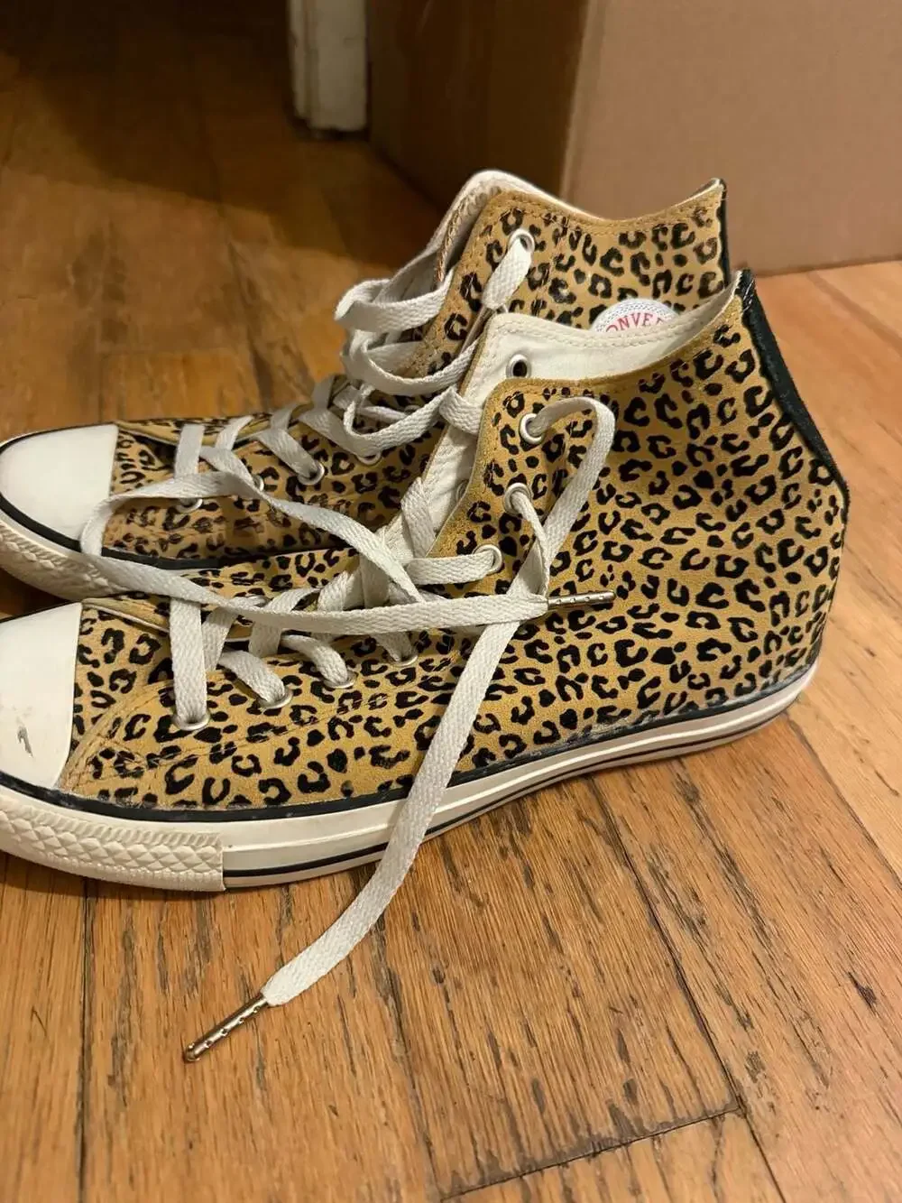 Converse Chuck Taylor All Star High Top Leopard Print Sneakers